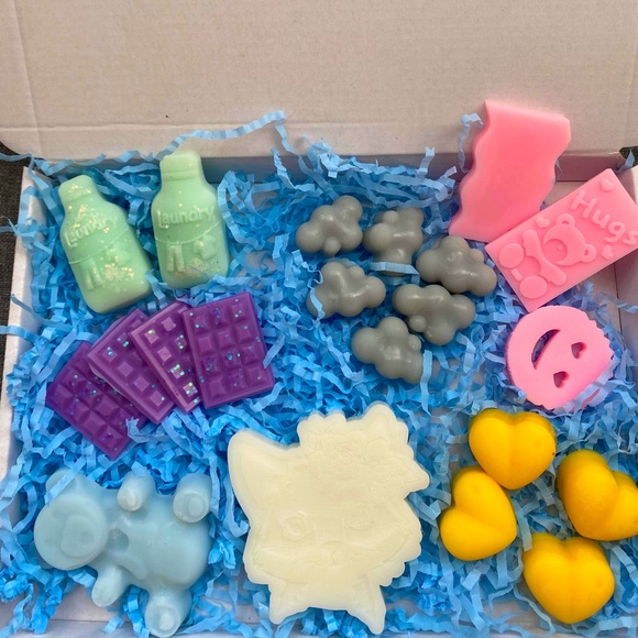 Kittyscentsandsoaps Accessories - Large wax melt sample gift set over 20 items laundry themed